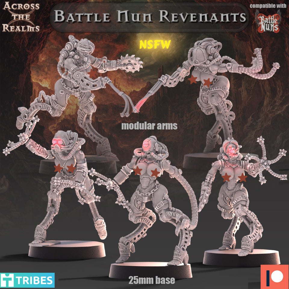 Battle Nun Revenants by Across the Realms Miniatures