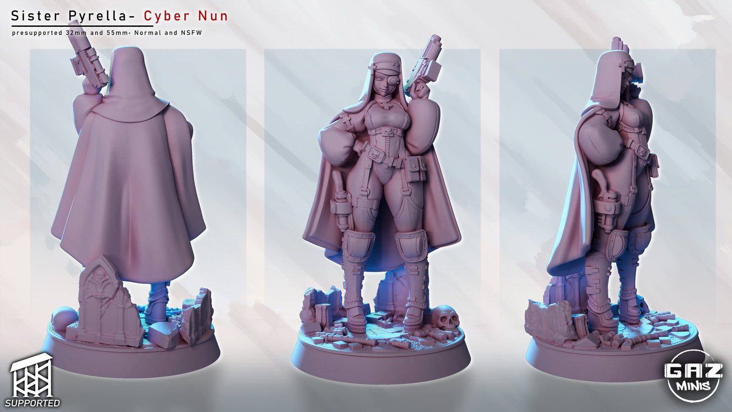 Sister Pyrella – Cyber Nun by Gaz Minis