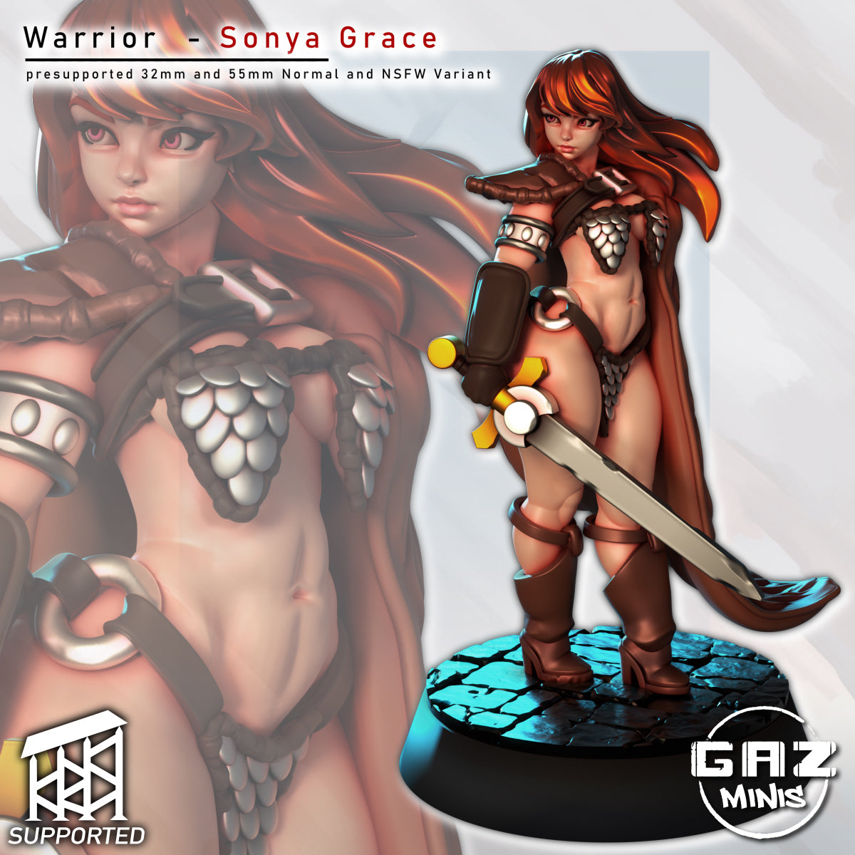 Warrior – Sonya Grace by Gaz Minis