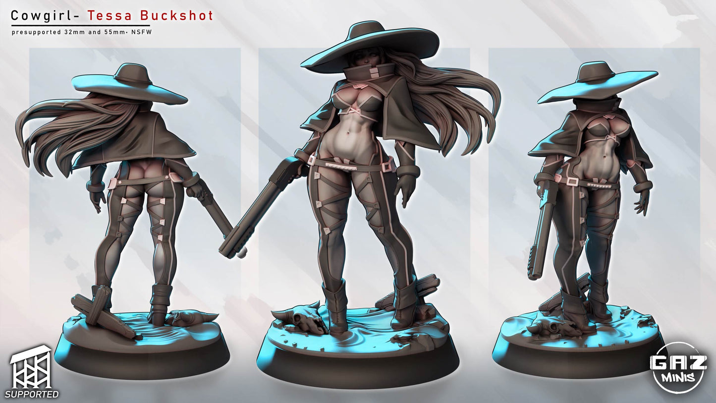 Tessa Buckshot – Cowgirl Gunner by Gaz Minis