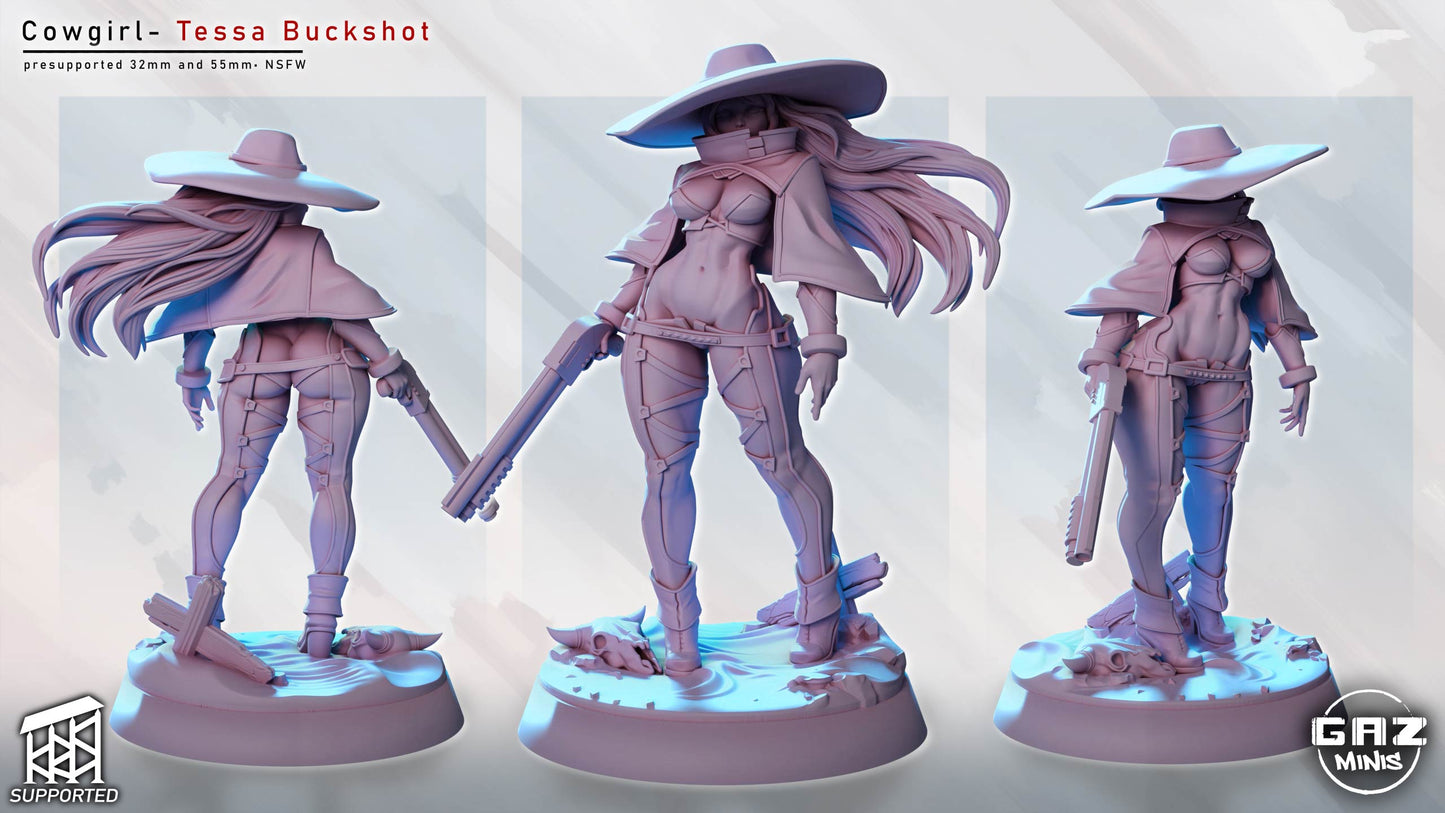 Tessa Buckshot – Cowgirl Gunner by Gaz Minis