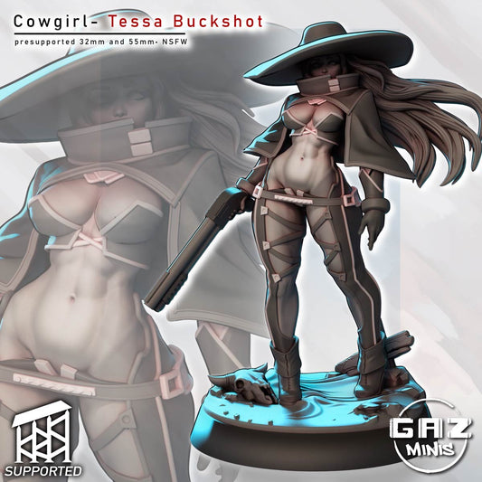 Tessa Buckshot – Cowgirl Gunner by Gaz Minis