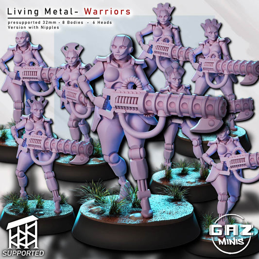 Living Metal Warriors – Troop Unit by Gaz Minis