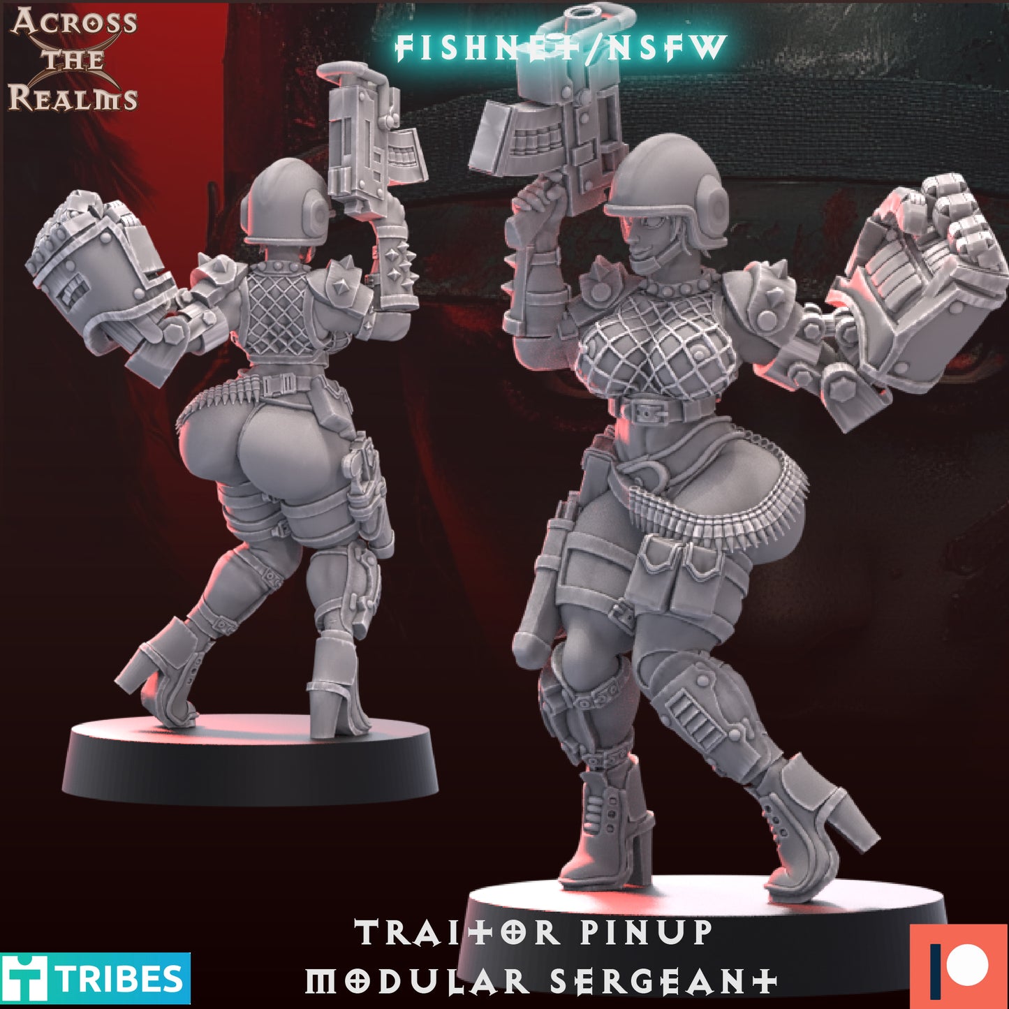 Traitor Pinup Modular Sergeant by Across the Realms Miniatures