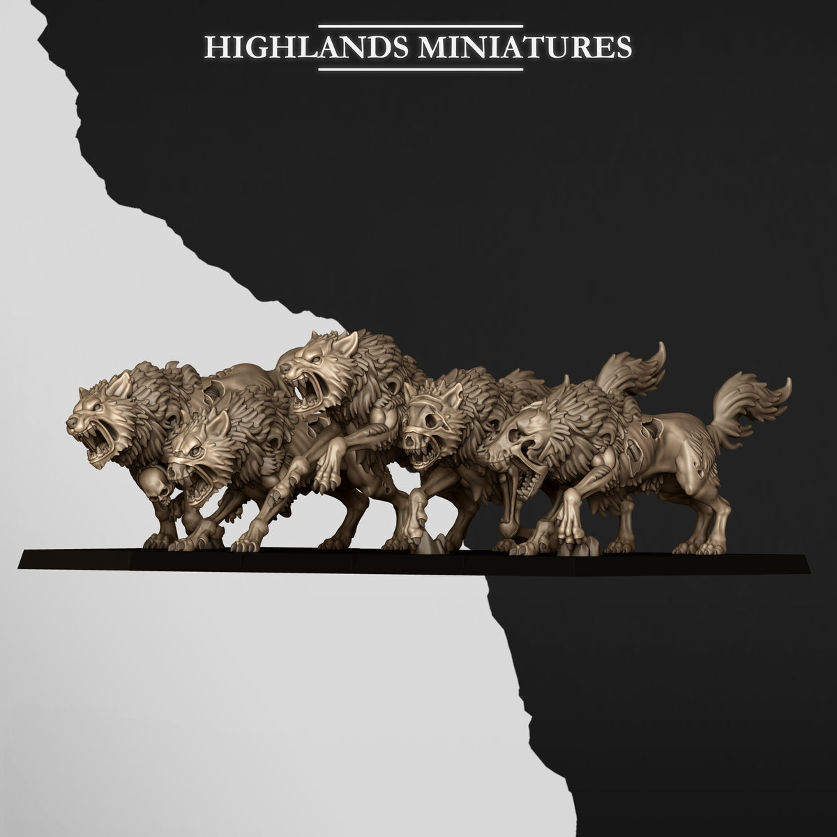 Undead Wolves by Highland Miniatures