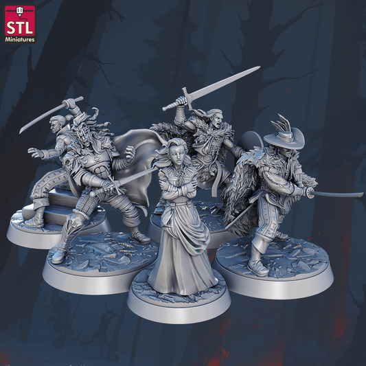 Highlander Set by STL Miniatures