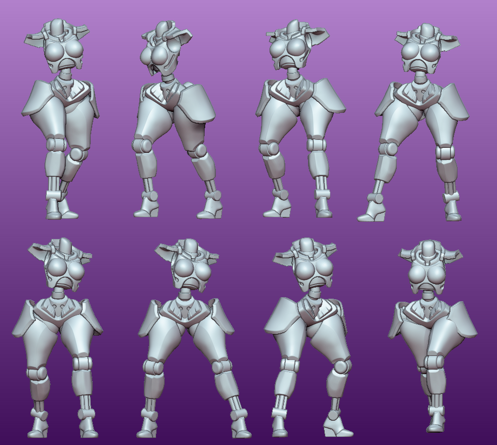 Living Metal Warriors – Troop Unit by Gaz Minis