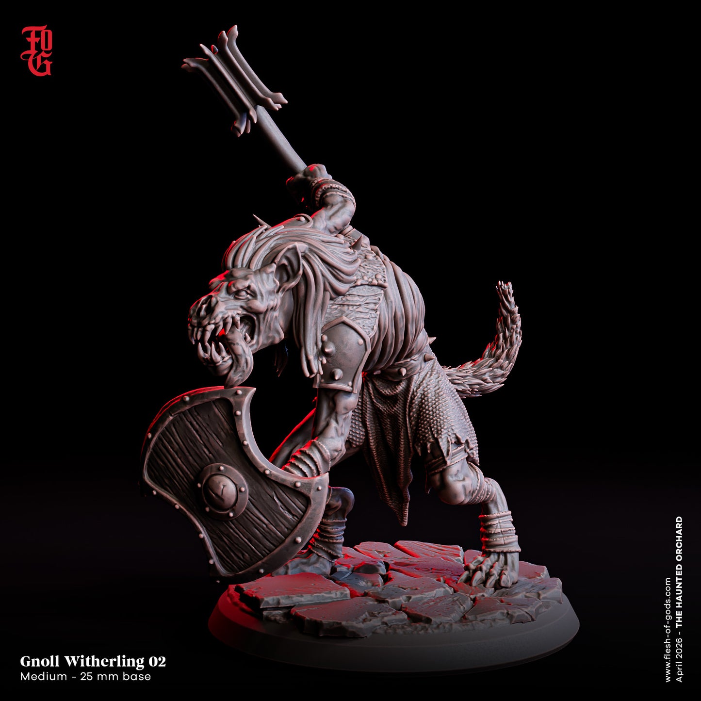 Gnoll Witherlings from "Haunted Orchid" by Flesh of Gods Miniatures