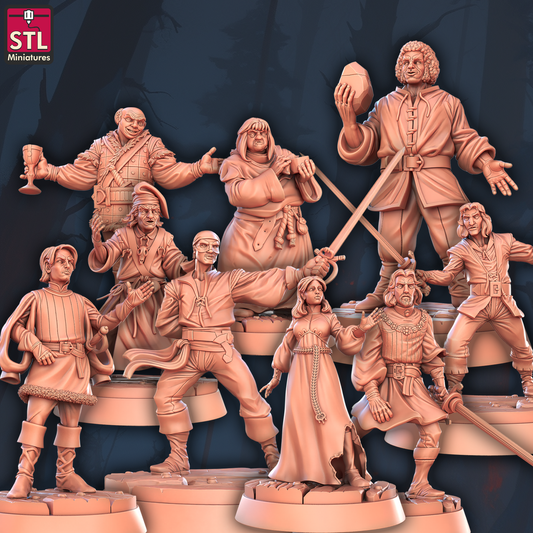 Princess Bride Set by STL Miniatures